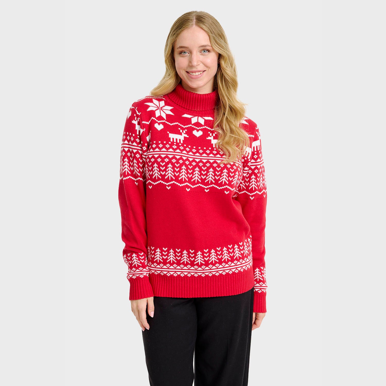 The greenlandish juleturtleneck - Dame.